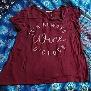Maurice's super soft T-shirt size women's 0